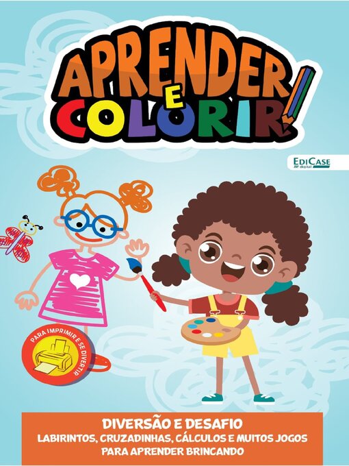 Cover image for Aprender e Colorir